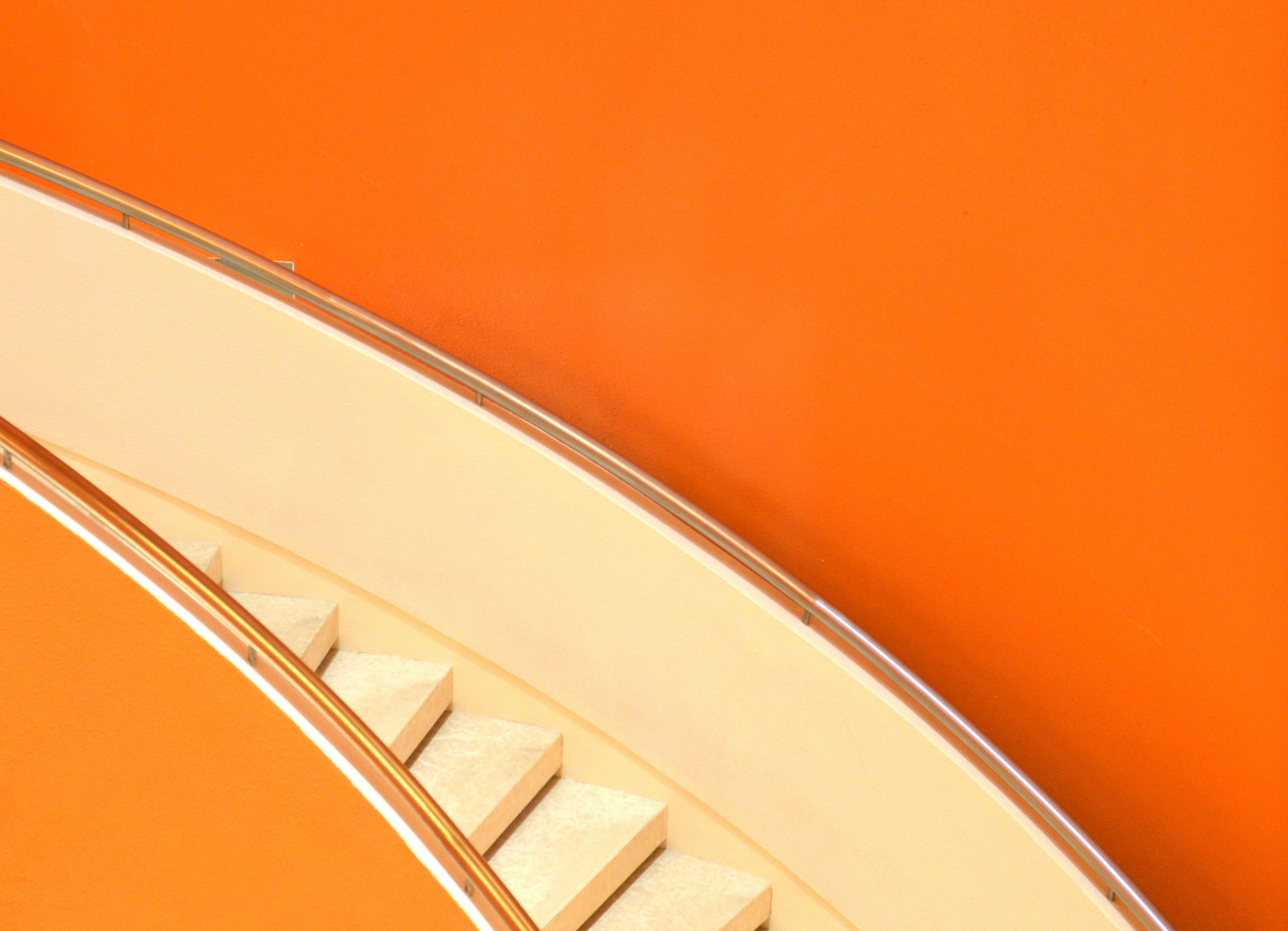 Orange staircase